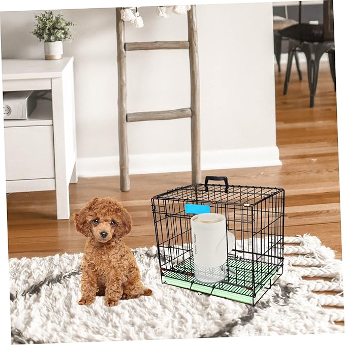 Kisangel Automatic Hanging Pet Dog Water Feeder Dispenser for Dogs and Cats Leak Design for Pet Cages and Homes