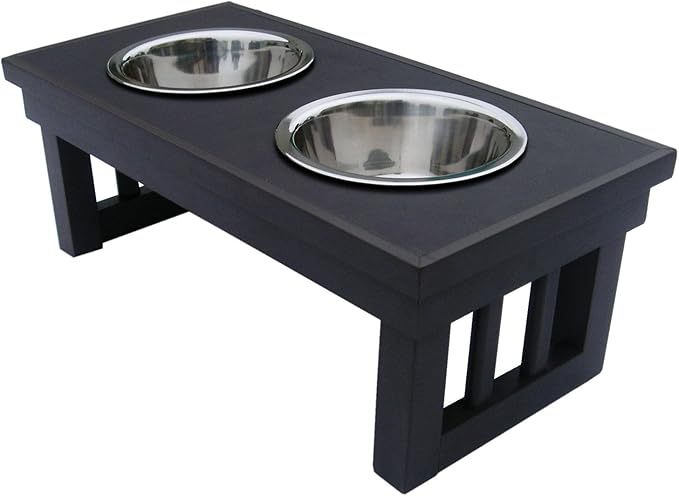 New Age Pet Habitat 'n Home Raised Double Diner, Large