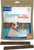 Virbac C.E.T. VEGGIEDENT Flex Tartar Control Chews for Dogs - Small