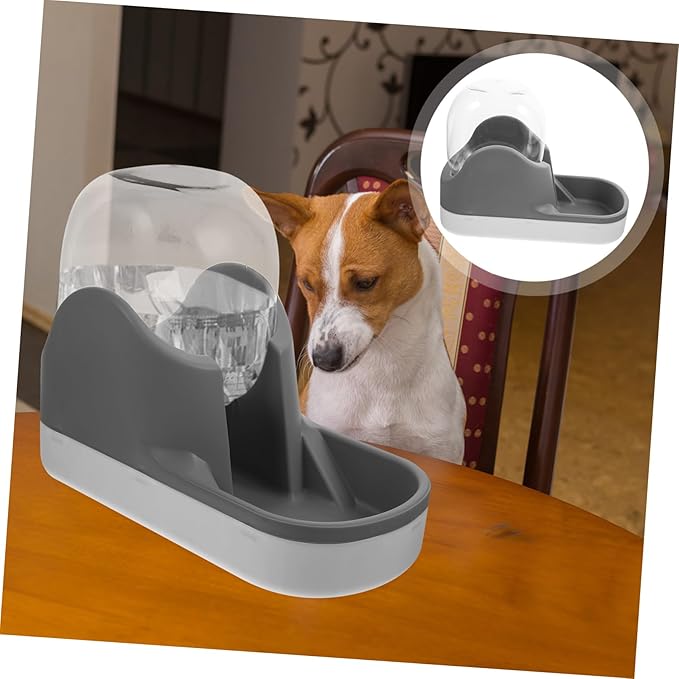 Happyyami 1pcs Automatic Pet Water Dispenser for Cats and Dogs Large Capacity Feeder Easy to Removable Design Plastic Holder for Pet Hydration