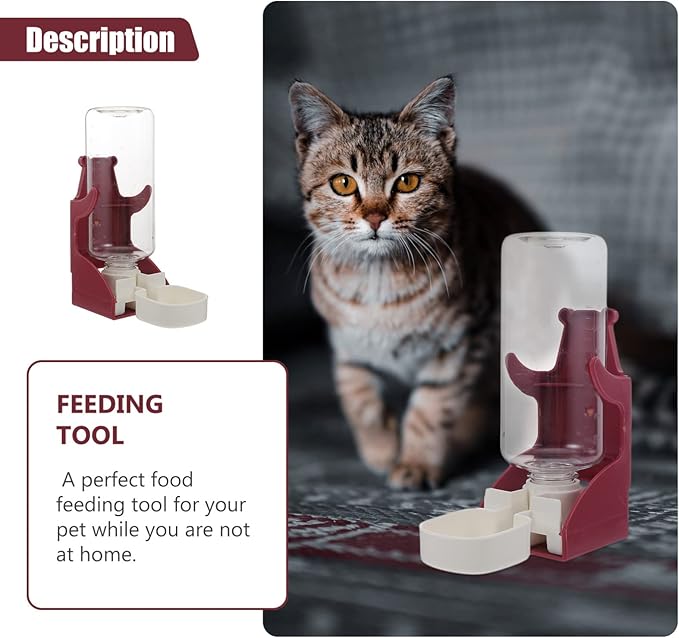 balacoo Automatic Pet Water Feeder for Cats Dogs and Animals Easy to Install Hanging Water Dispenser and Stable Design