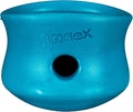 WEST PAW Toppl Durable Dog Treat Puzzle Toy for Medium to Large Dogs- Engaging Interactive Chew Toy for Mental Stimulation, Slow Feeding- 3/4 Cup Capacity - River Blue, Large