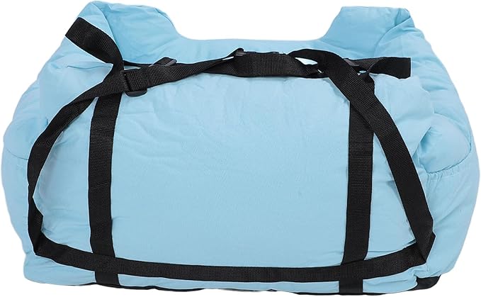 Dog Car Seat Booster, Washable Breathable Pet Car Seat for Small Medium Cats Dogs, Portable Travel Carrier with Secure Straps, All Season Use Soft Fabric,