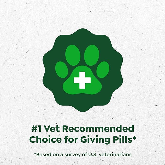 Greenies Pill Pockets for Dogs, Large Size Soft Dog Treats, Chicken Flavor, (6) 7.9 oz. Pouches