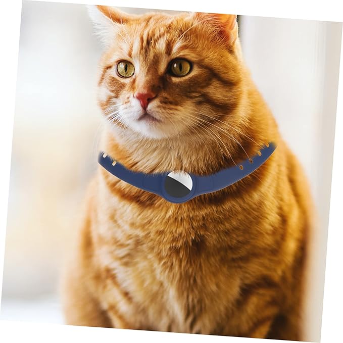 HOMSFOU Dog Collar Tracer Protective Case Keychain Cover Pet Case Comfortable for Walking Running Silicone Material No Entanglement