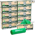 Dog Waste Depot® Depot Doggies™ - Green - Unscented - 65% (PCR) Post Consumer Recycled Dog Waste Roll Bags - 50% thicker than competitor, fits the House dispenser (10 Rolls = 2000 bags)