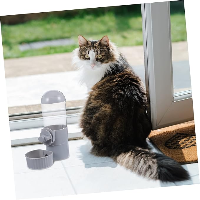 Automatic Dog Water Dispenser Capacity Pet Feeder Easy to Use Cat Water Bowl Leak-Resistant and Cats for Home and Pet Cages