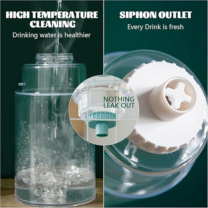 kathson 35oz Hanging Automatic Food Water Dispenser Gravity Pet Auto Feeder Waterer Set for Rabbit Cat Dog Chinchilla Ferret (Food and Water Dispenser)