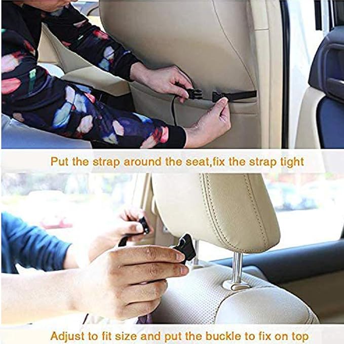 Car Seat Pet Mat, Non-Slip Washable Fabric, 58x45x45cm, Dog Car Seat, Cat Travel Chair, Dog Booster Bed, for Small Medium Dogs Puppy Kitten Travel Back Chair Protection Road Trip Comfort