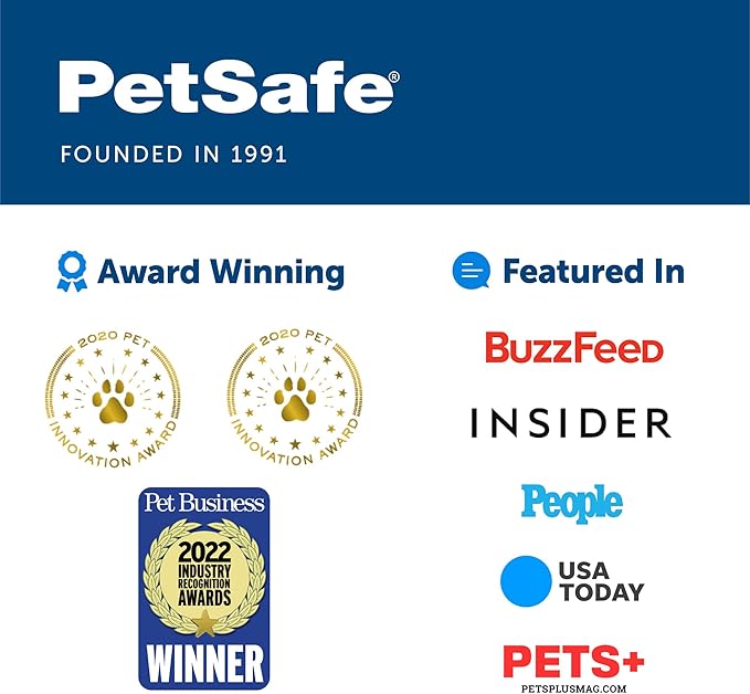 PetSafe Healthy Pet Food Station - Automatic Indoor Gravity Cat & Dog Feeder - Space-Saving Self Feeder - Easy to Clean - Small - Up to 2 lb Kibble Capacity