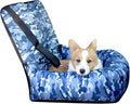 Dog Car Seat for Small Dogs Washable Portable Pet Booster Car Seat Travel Bed with Clip-On Safety Leash,Non-Slip Waterproof Carrier Doggie Booster Cage