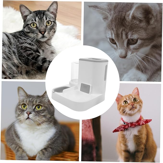 Plastic Pet Feeder Dispenser Automatic Water Feeder for Dogs and Cats Large Capacity Easy to Pet Water Bowl