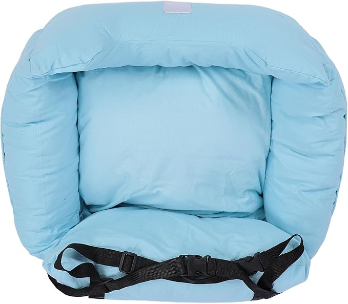 Dog Car Seat Booster, Washable Breathable Pet Car Seat for Small Medium Cats Dogs, Portable Travel Carrier with Secure Straps, All Season Use Soft Fabric,