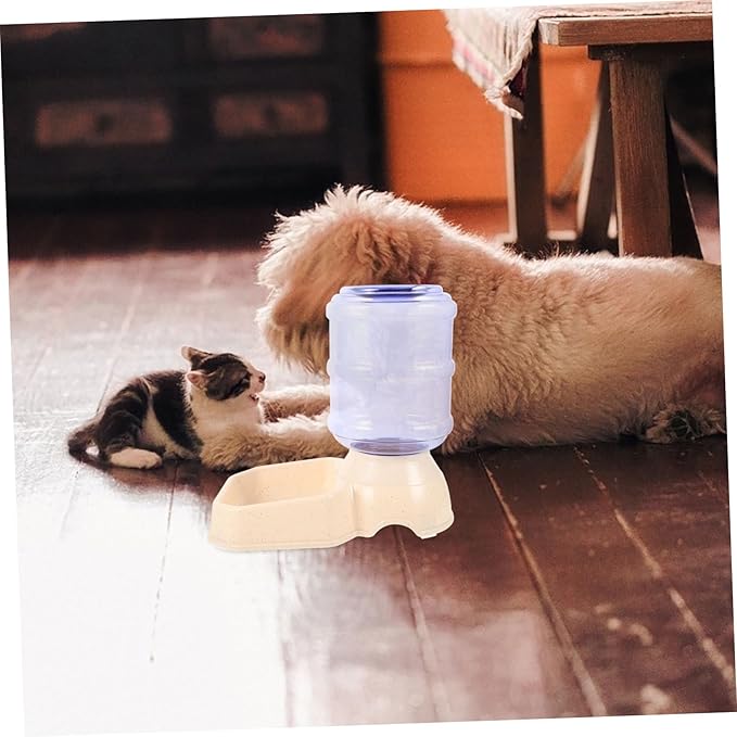 Safe Easy Pet Water Feeder Gravity-Driven Dog Cat Water Dispenser Compact Pet Supply