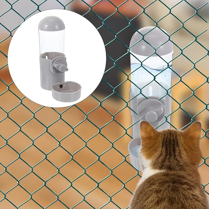 Pet Hanging Feeder Automatic Water Dispenser Water Bottle for Dogs Cat Pet Feeder Abs Material