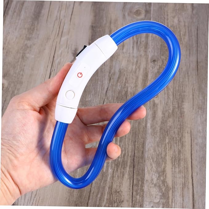 Led Dog Collar Rechargeable Reflective Flashing Light Safety for Small-Medium-Large Dogs 35cm