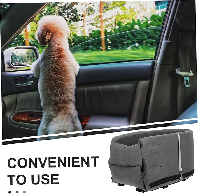 Non-Slip Dog Car Bed Thickened Pet Seat Cover Easy Car Pet Mat for Travel