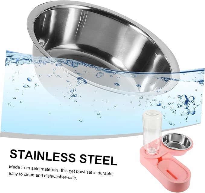 Automatic Cat Feeder Bowl Pet Water Fountain Feeder Dispenser Cat Dishes