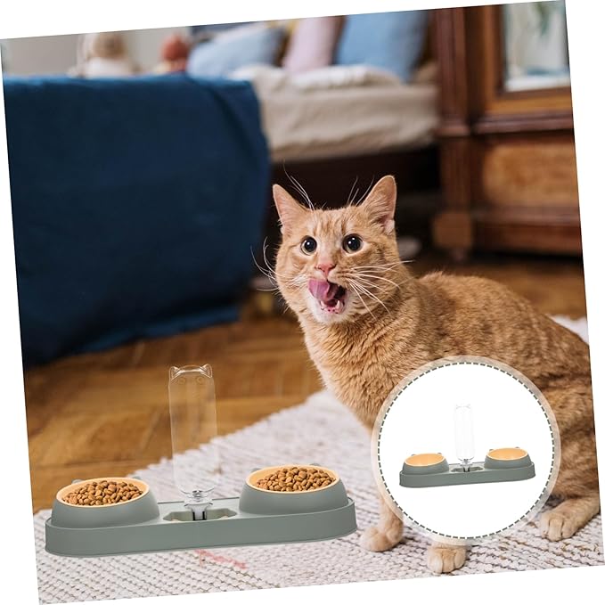 Automatic Feeder Dog Bowl Pet Food Dispenser Cat Bowl Food Dispenser Random Style