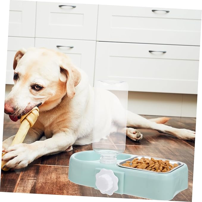 Automatic Water Refilling Pet Bowl No Spill Dog Food Bowls Elevated for Cats Dogs Multi-use Pet Feeder Detachable
