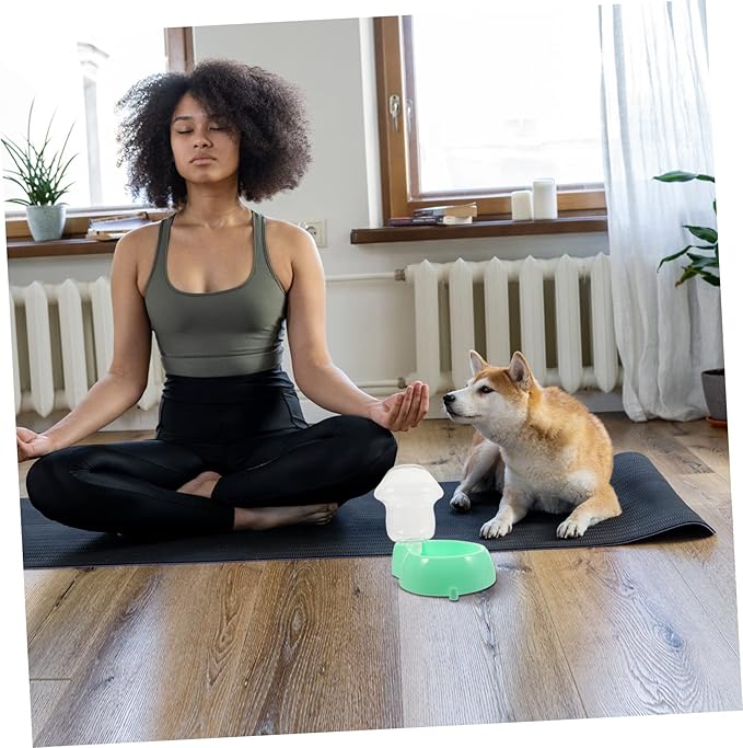 Happyyami Dog Bowl Water Dispenser Automatic Pet Drinking Tool Cat Water Bowl Portable Easy to Carry