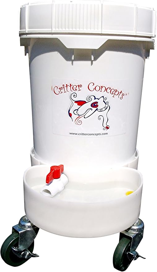 Automatic Dog Waterer 5.0 Gallons with a Chiller (Thermal) Cover to Help Keep The Water Cool. Used by Dog daycares This May be The Last Automatic Water Bowl That You Will Ever Buy.