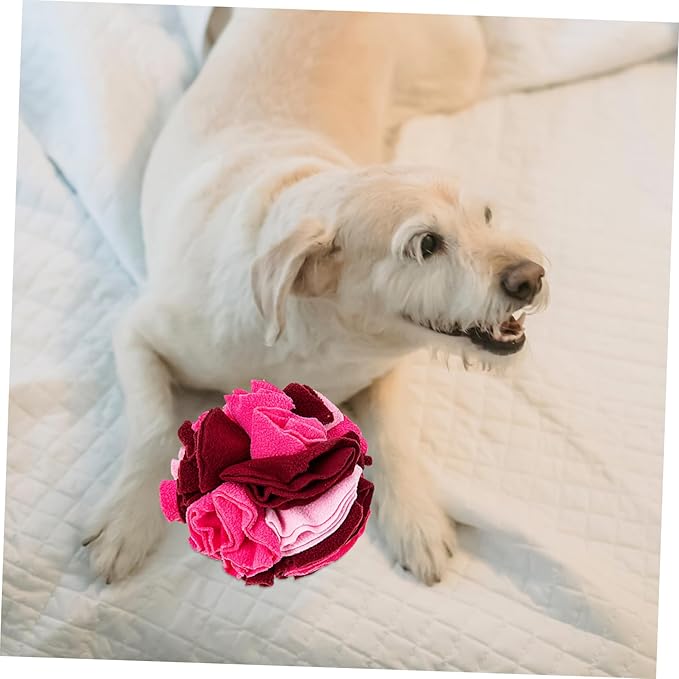 YARNOW Dog Toys for Dogs Interactive Pet Sniffing Training Toy Pet Sniffing Balls Slow Eating Feeding Ball