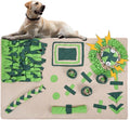 Snuffle Mat for Dogs, Dog Snuffle Mat, Dog Stimulation Toys, Large Snuffle Mats for All Breeds,43"x28.3",Sniff Mat for Cats, Feeding Mats,Digging Toys for Dogs, Puppy Foraging Mat (Green)
