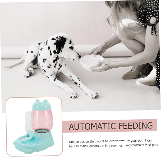 ERINGOGO Pet Bowl Feeder Automatic Drinking Fountain for Dogs and Cats Safe Sturdy and Pet Feeder