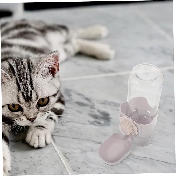 UPKOCH Hanging Dog Water Dispenser for Pets Automatic Water Feeder for Cats and Dogs Capacity Easy Install Pet Cage Water Bottle for Busy Pet Owners