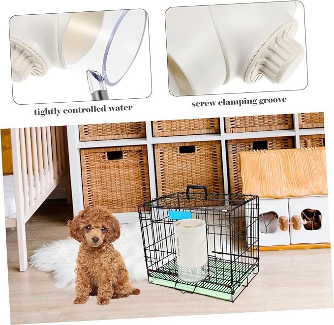 Automatic Pet Dog Water Feeder with Ball Control Hanging Water Dispenser for Dogs Cats Easy to Leak Design for Pet Care