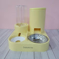 TAILRYTH Pet dishes Pet Dishes for Dogs and Cats – Automatic Feeding & Watering System with Large Capacity and Easy Cleaning