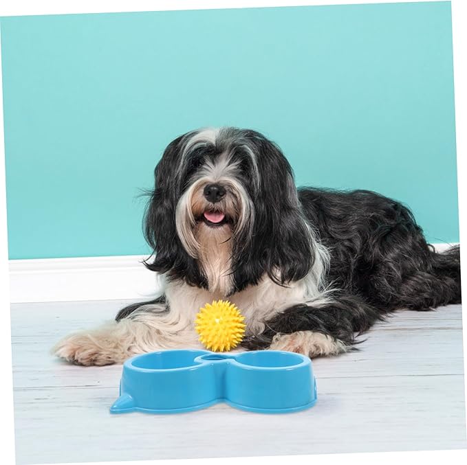 Toyvian Automatic Dog Water Dispenser Dual Bowls Pet Bowl for Puppies and Dogs Water Feeder for Cats Abs Plastic Easy Cleaning