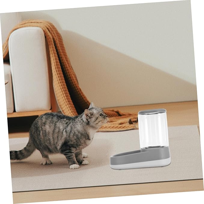 Automatic Pet Feeder and Water Dispenser Capacity Dog and Cat Food Storage with Portions and Minimal Noise Operation for Healthy Eating Habits