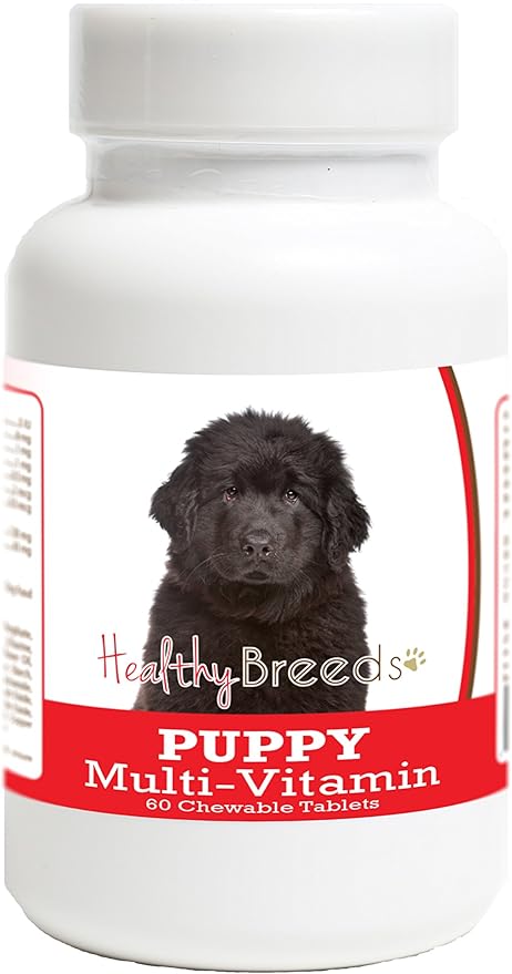 Healthy Breeds Newfoundland Puppy Dog Multivitamin Tablet 60 Count