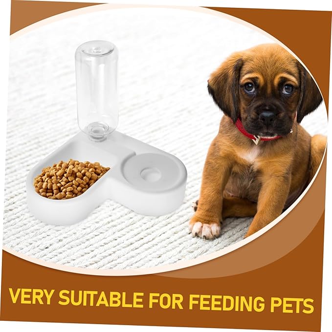 Automatic Cat Water Feeder with Integrated Food Bowl Multi-Function Pet Supply for Cats and Dogs Easy to Clean Design Convenient Fresh Water Access