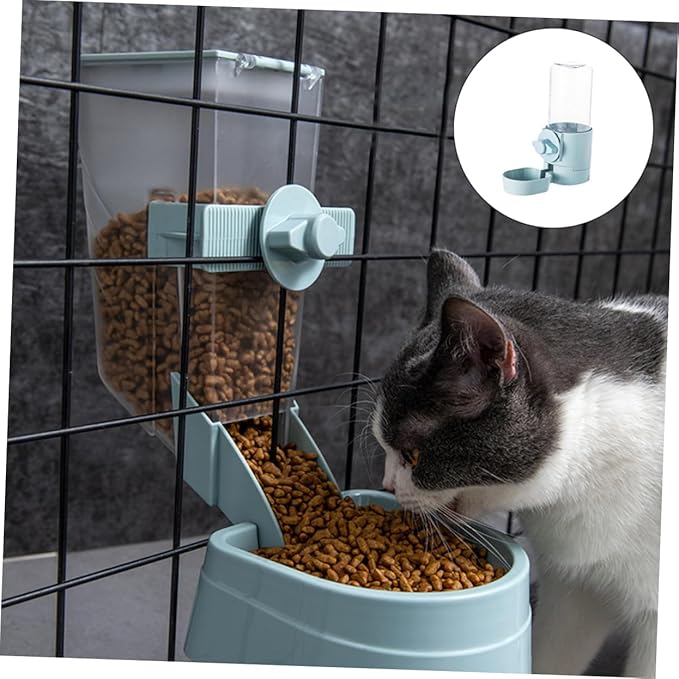 ERINGOGO Pet Hanging Water Feeder Automatic Dog Waterer Height Design Easy Inspect Bottle Lightweight for Cats Dogs and Animals