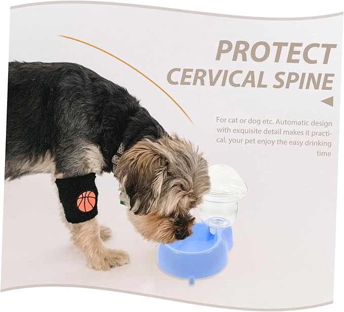 Automatic Dog Water Feeder Pet Water Dispenser Large Bowl Plastic Space-Saving