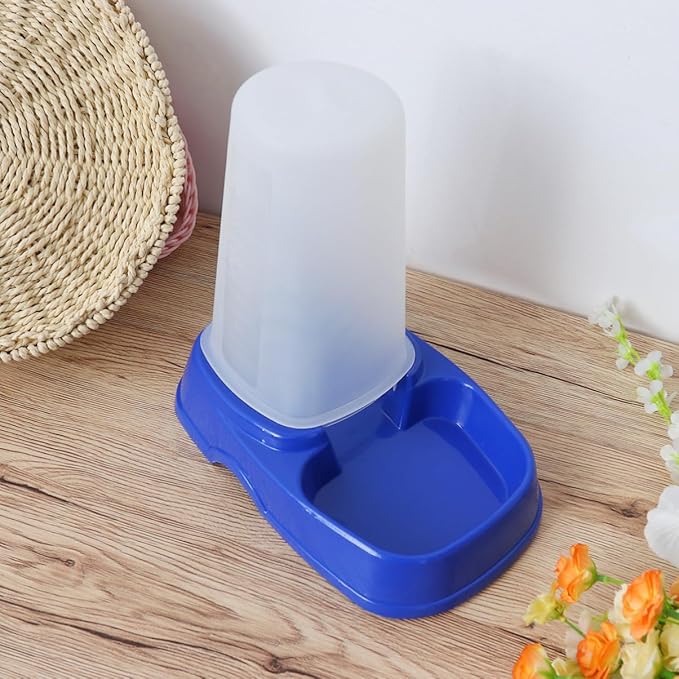 DOITOOL 2pcs Automatic Pet Feeder Dog Cat Food Dispenser Cat Dog Pet Feeder Automatic for Plastic Safe Easy to