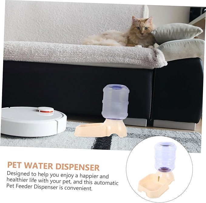 Versatile Pet Water Fountain Automatic Feeder Dispenser for Cats Dogs Indoor Outdoor Easy Clean Material