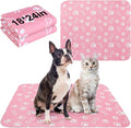 BEAUTYZOO Washable Pee Pads for Dogs, 18'' x 24" Reusable Puppy Pee Pads Super Absorbent Leakproof Dog Training Pads, 2 Pack Non-Slip Potty Pads for Small Medium Dogs Whelping Pads Litter Mat, Pink