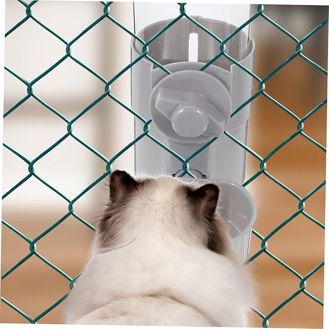 Abs Material Stable Performance Easy to Clean Dog Water Holder Cage Pet Water Feeder Pet Waterer Automatic Drinking Fountain
