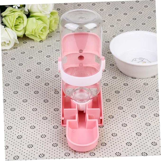 Yardwe Dog Automatic Water Bowl Pet Drinking Feeder 500ml Pet Water Bottle Leakproof Dispenser