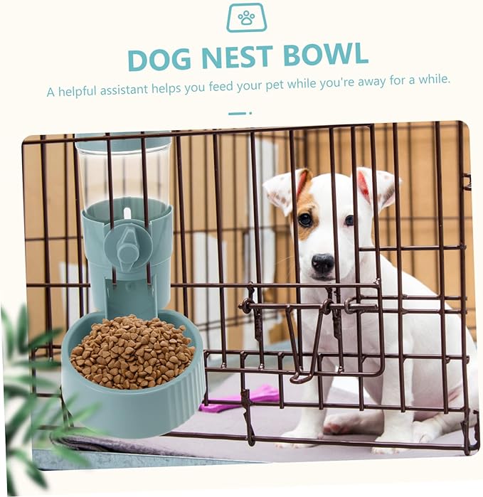 BESPORTBLE Automatic Dog Feeder Non-Skid Base Lightweight Hanging Pet Feeding Bowl for Dogs Cats Easy to Versatile Automatic Puppy Device for Home and Travel