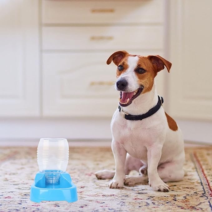 POPETPOP Pet Water Feeder Bowl Creative Drinking Tool for Dogs and Puppies Convenient Automatic Water Dispenser for Home and Pet Shops Smooth Design