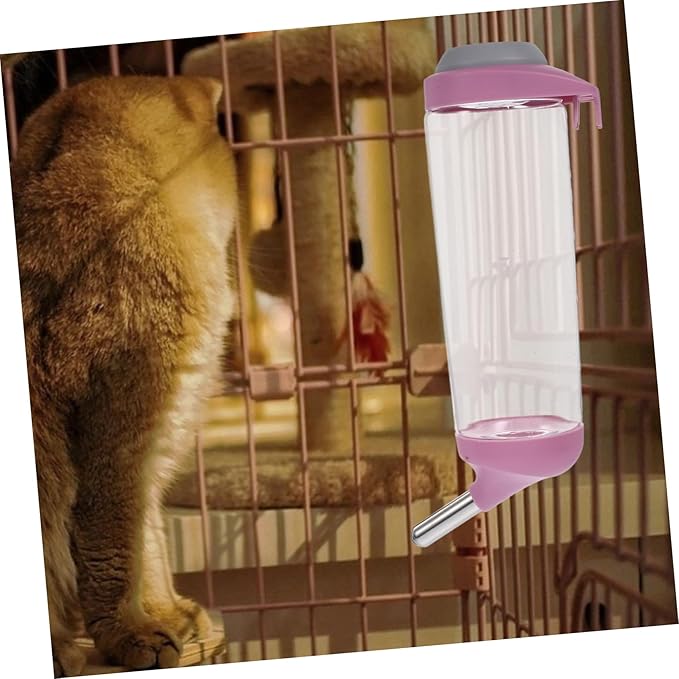 Garneck 2pcs Pet Automatic Water Feeder for Dogs and Cats Hanging Water Dispenser Capacity Easy to Install Keeps Pets Dry and Comfortable