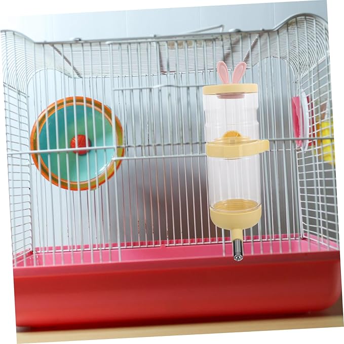 Kisangel Large Capacity Pet Water Dispenser Dog and Cat Waterer No Spill Feeder for Cages Pet Friendly Design