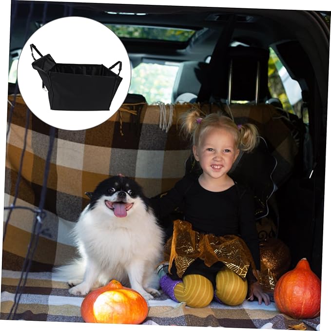 Pet Seat Cushion Breathable Dog and Cat Basket Comfortable Car Seat Cover for Pets Open Design for Reinforced Structure for Stability for Backseat Travel