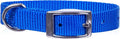 Jeffers Pet Solid Nylon Dog Collars, Royal Blue, 5/8"W x 18"L – Adjustable, Durable & Safe for Dogs, Lightweight & Double Ply Design, Stylish Pet Accessories - Perfect for Training, Walking & Tracker