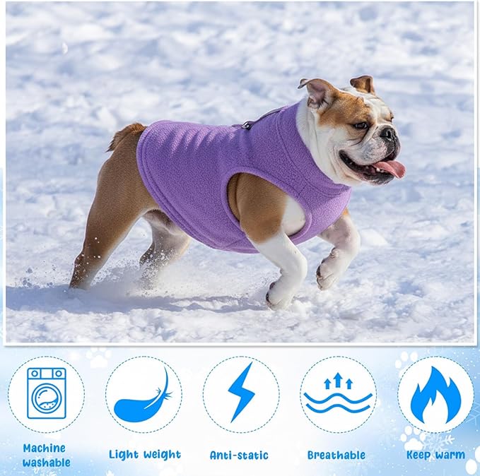 Reginary 10 Pack X-Large Dog Sweaters Fleece Pet Dog Clothes with Leash Ring Soft Warm Winter Puppy Plaid Shirt(Stylish)